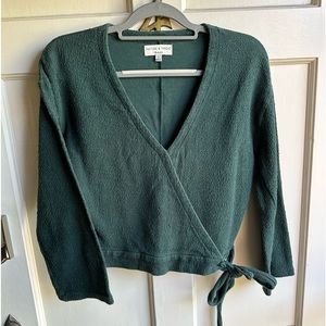 Madewell wrap top